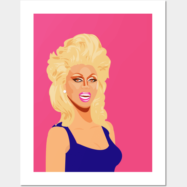 Rupaul Wall Art by Hermanitas Design